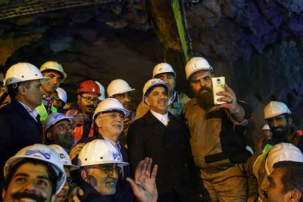 حفاری بزرگترین تونل آزاد راه تهران - شمال به پایان رسید