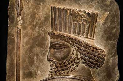 سردیس سرباز هخامنشی در موزه مشاهیر برج میلاد