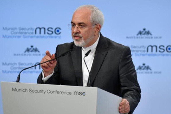 ظریف در کنفرانس امنیتی مونیخ سخنرانی می‌کند