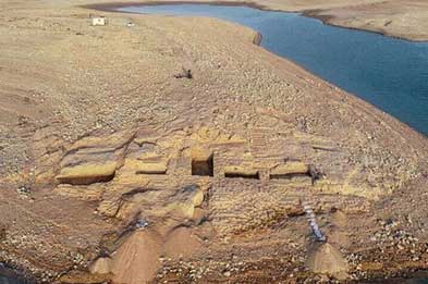 کشف قلعه ۳۴۰۰ ساله به دلیل خشکسالی در کردستان عراق