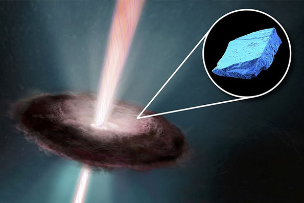 کریستال‌های آبی شهاب سنگ‌ها اسرار خورشید را فاش می‌کنند