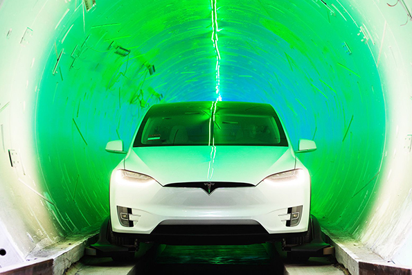 رونمایی از اولین تونل جابه‌جایی سریع خودروهای برقی توسط ایلان ماسک