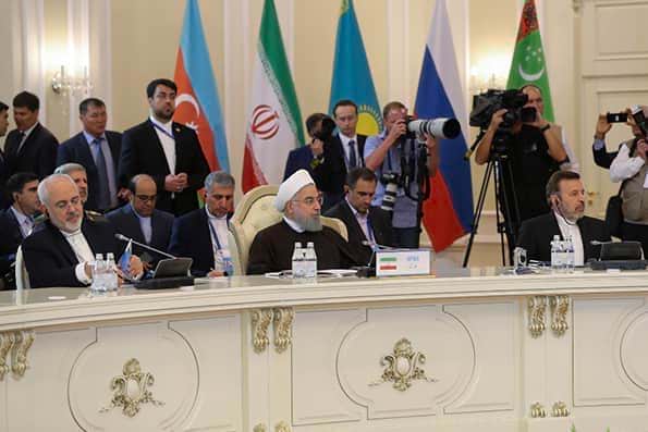 روحانی: احداث پایگاه‌های نظامی کشورهای خارجی در خزر ممنوع است